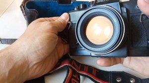 Фотокамера Зенит-19 с объективом Зенитар-М 1,7/50 1986г. из СССР