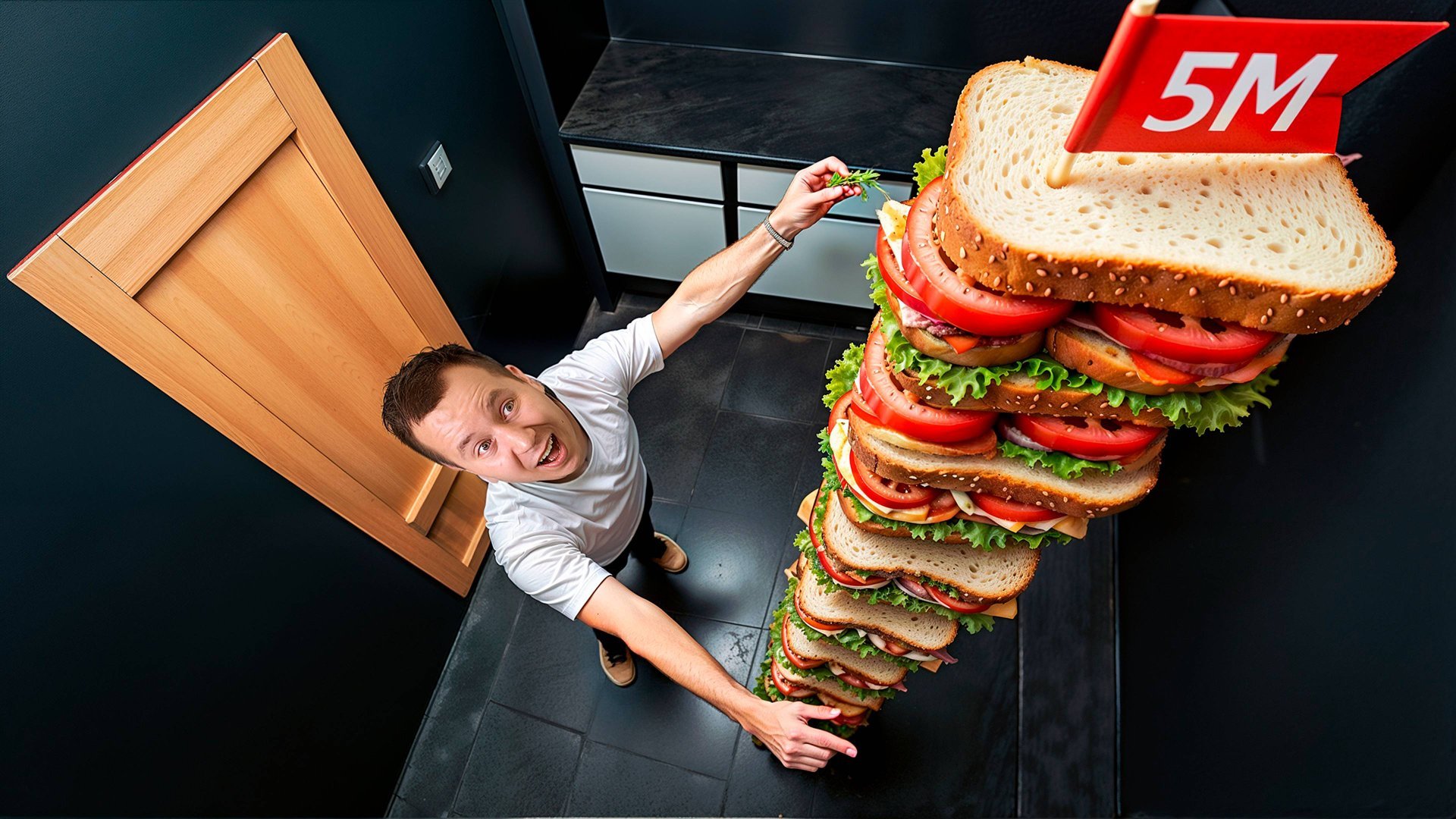 Сделал самый ВЫСОКИЙ СЭНДВИЧ в МИРЕ!