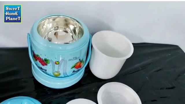 Thermos For Food With Containers Insulated Food Flask With Lid Double-Layer Bowl 1L 1.2L 1.4L смотреть онлайн