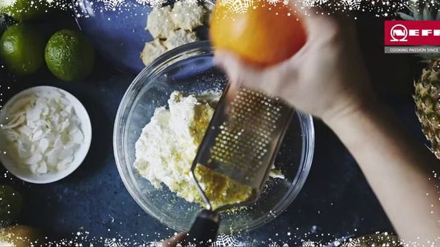 Fruit Carpaccio with Coconut Semifreddo | Homemade Christmas with NEFF смотреть онлайн