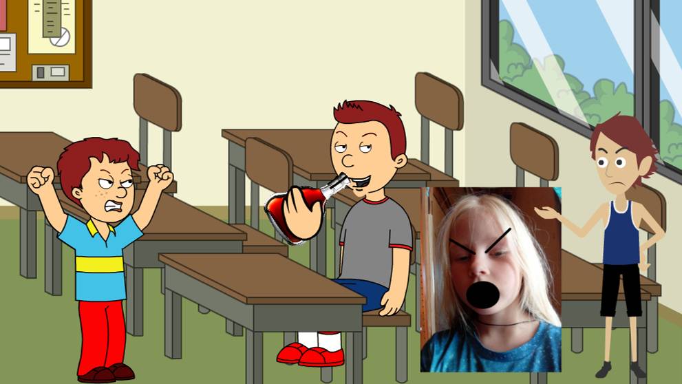 Classic Caillou brings Cognac to School/Drinking/Suspended/Grounded смотреть онлайн
