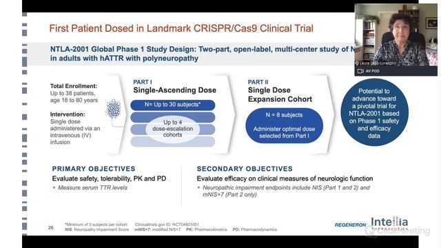 Intellia’s Modular CRISPR/Cas9 Gene Editing Platform for the Treatment of Disease смотреть онлайн