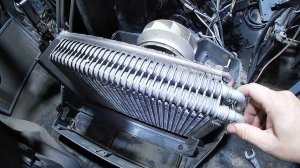 Шаг №5 Испаритель кондиционера в Экскаваторе погрузчике