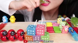 ASMR DICE CANDY, ROLY-POLY-TOY, COTTON CANDY, SPRAY JUICY DROP 롤리폴리토이, 주사위 사탕, 스프레이 쥬시드롭 먹방 MUKBANG