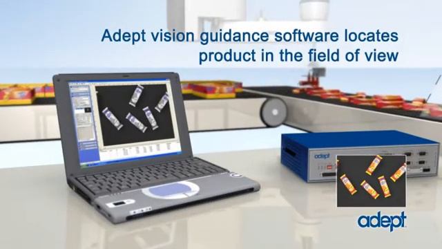 ADEPT - Automation Verpackungsanwendung mit Scara Roboter смотреть онлайн