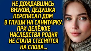 Не дождавшись внуков, дедушка переписал дом в глуши на санитарку… А когда родня делила наследство..