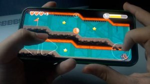 Играю в игру Red ball 4. Пройденные уровни (59-67).