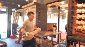 Кура гриль с гарниром внутри#еда #курочка #гриль #японскаяеда #китайскаяеда