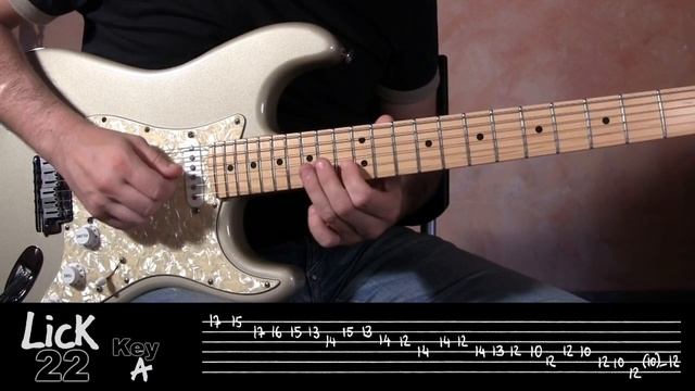 Andy's Lab - Daily Blues Licks #22 - Guitar Lesson смотреть онлайн
