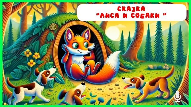 Лиса и собаки | аудиосказки | народные сказки | детские сказки онлайн | сказка | мультик смотреть онлайн
