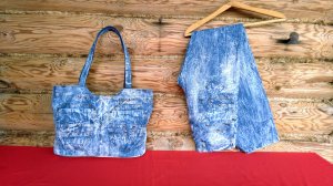DIY Bag Jeans Fantasy Как сделать сумку из джинсов полный МК и выкройка Джинсовая Фантазия Handmade