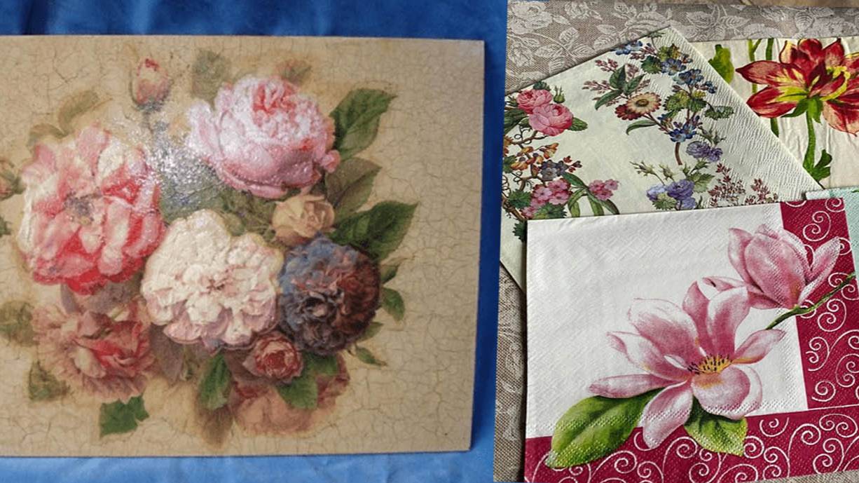 Декупаж для новичков смотреть онлайн