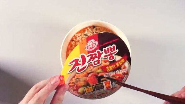 (KOREA) How to cook Jjambbong Ramen Bowl #jjambbong #asmr #foodie смотреть онлайн
