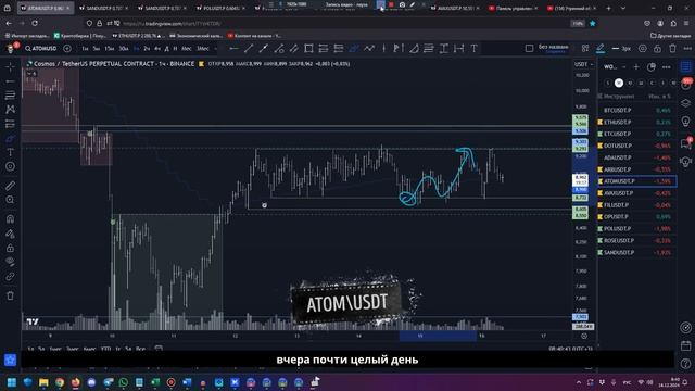 Утренний обзор на 16.12.24 - идей в шорт ETC и FIL! смотреть онлайн