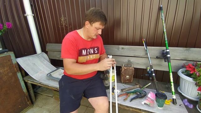 КАК СДЕЛАТЬ РОГАТУЛЬКИ/ПОДСТАВКИ ДЛЯ УДОЧЕК ИЗ ПОДРУЧНЫХ МАТЕРИАЛОВ! смотреть онлайн