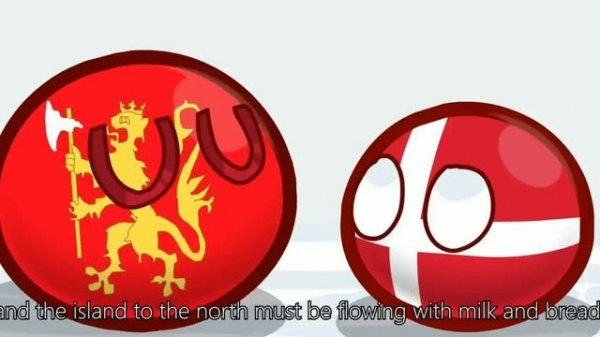 На Поиски Тёплого Рая | Русская Озвучка | Countryballs