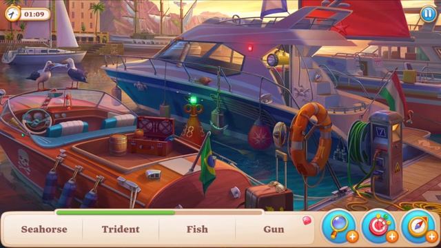 Manor Matters 4001 Port HD Compass, Seahorse, Flipper, Octopus, Trident, Wrench, Rubber boots, Ball смотреть онлайн