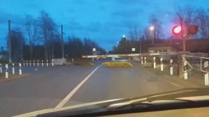 жд переезд в Белоострове