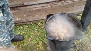 ЗАЯЦ ТУШЁНЫЙ В КАЗАНЕ С КАРТОШКОЙ/ МОЙ ФИРМЕННЫЙ РЕЦЕПТ В ПИВЕ