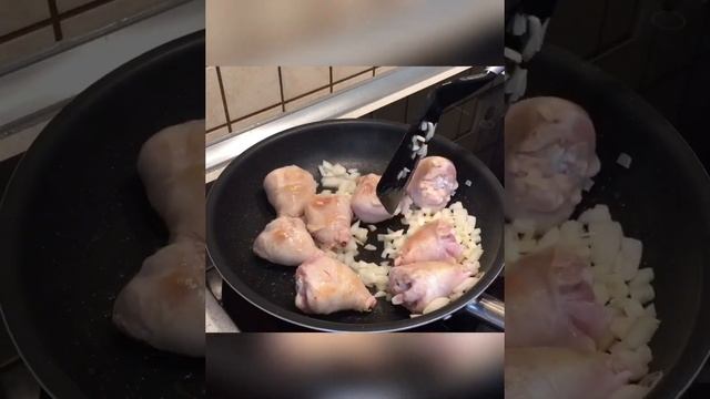 Курица с баклажанами в соевом соусе | Быстрый ужин | Ужин для всей семьи | смотреть онлайн