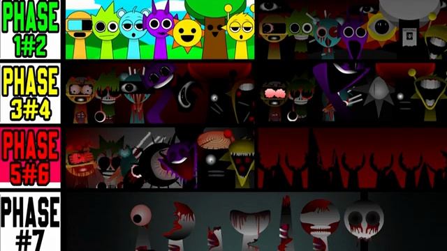 Sprunki Phase 1#2 Phase 3#4 Phase 5#6 Phase 7 Incredibox Sprunki Razblocirovca  Phase