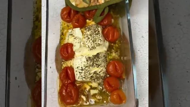 Паста /самая вкусная паста из Тик-Тока/ паста с помидорами и сыром Фета