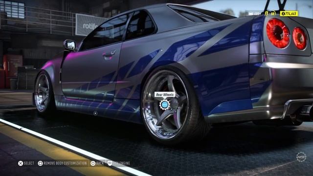 2 Fast 2 Furious Nissan Skyline GT-R R34 | Need for Speed Heat смотреть онлайн