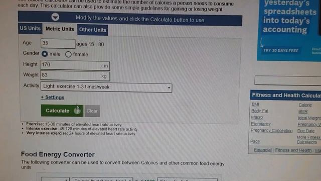 Using Calculator.net to find your BMR смотреть онлайн
