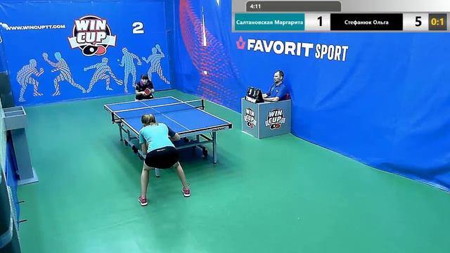 Салтановская Маргарита 0-3 Стефанюк Ольга Зал 2 Вечерний Турнир WIN CUP 19.08.2019 смотреть онлайн