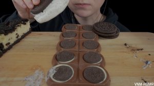 ASMR Oreo Cookies & Cream Desserts *Milka Oreo Sandwich Bar, King Ice Cream Cone, Cookie, Cheesecak
