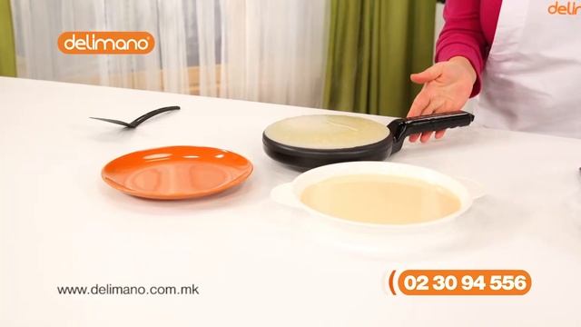 Delimano Utile Pancake Maker - Електричен Апарат за палачинки смотреть онлайн