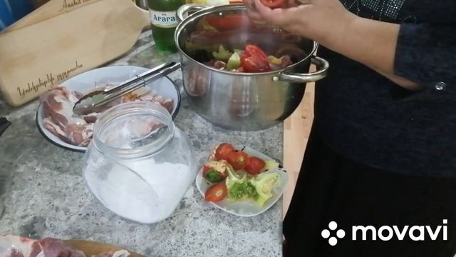 Գառան մսով #խաշլամա вкуснее не бывает, #хашлама из #баранини смотреть онлайн