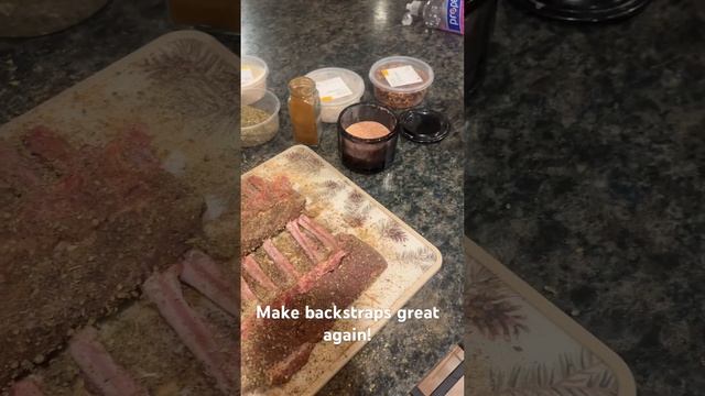 Tomahawk Venison Backstrap! #venison #deer #deerhunting #cooking #grill #meat #tomahawksteak смотреть онлайн