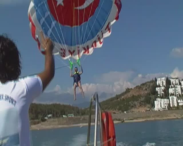 Турция полет на парашюте