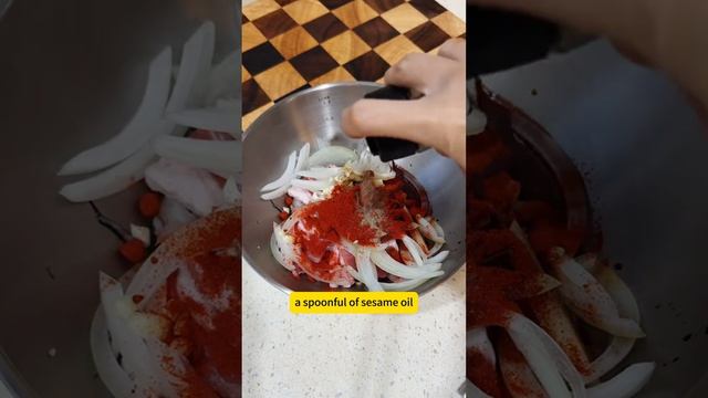 Kimchi squid and cheese over rice! смотреть онлайн