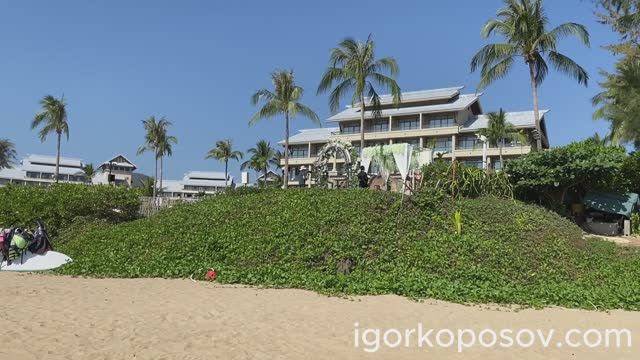 Отель Sanya Marriott Yalong Bay Resort & SPA На территории и вокруг отеля. Хайнань, Санья, Ялунвань смотреть онлайн