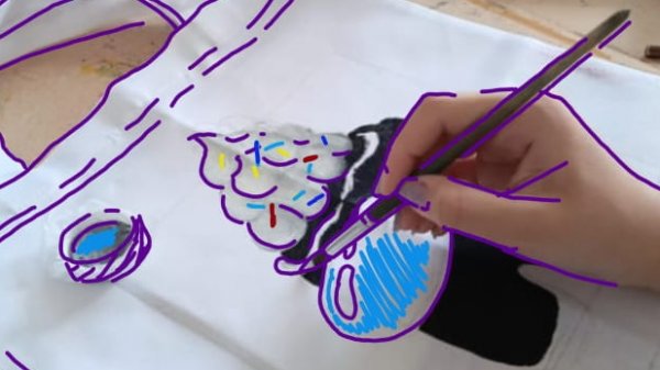 Расписываю шопер (результат✨ впечатляет)