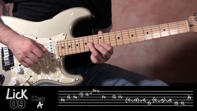 Andy's Lab - Daily Blues Licks #9 - Guitar Lesson смотреть онлайн