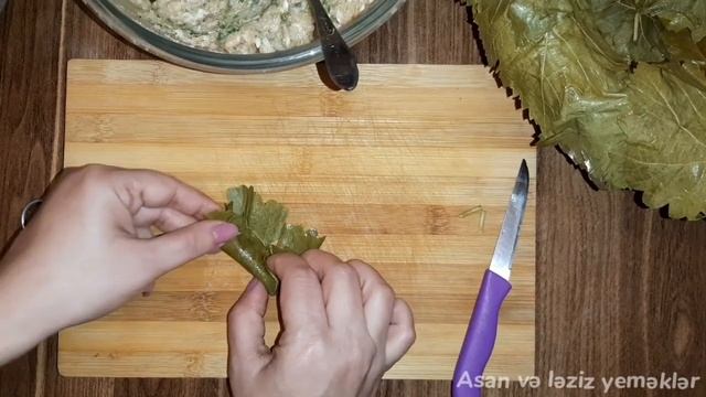 Голубцы с курицей.Toyuq ətindən dolma.☘Yarpaq dolması.Cabbage rolls смотреть онлайн