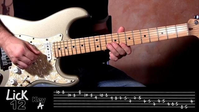 Andy's Lab - Daily Blues Licks #12 - Guitar Lesson смотреть онлайн