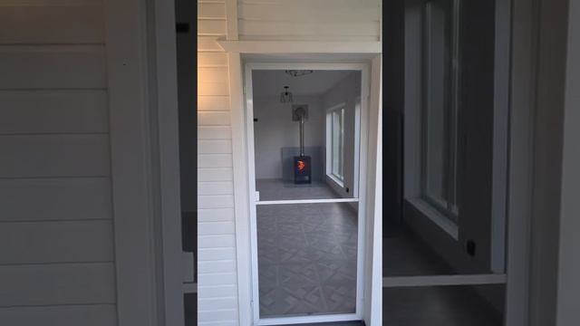 камин горит в деревянном доме смотреть онлайн