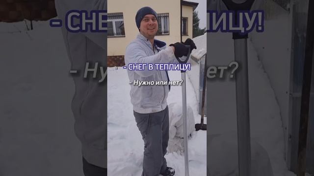 Снег в теплицу: польза или бессмысленная трата времени? смотреть онлайн