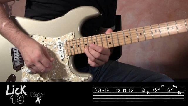 Andy's Lab - Daily Blues Licks #19 - Guitar Lesson смотреть онлайн
