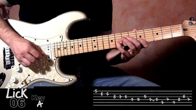 Andy's Lab - Daily Blues Licks #6 - Guitar Lesson смотреть онлайн
