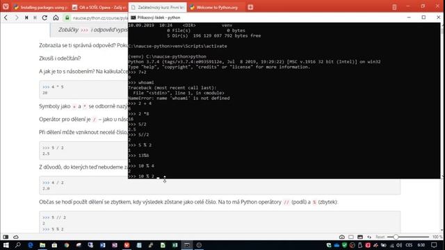 Programování Python 01 (OA a SOŠL Opava) смотреть онлайн