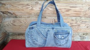 DIY Bag Jeans Fantasy Сумка из джинсов полный МК и выкройка Джинсовая Фантазия