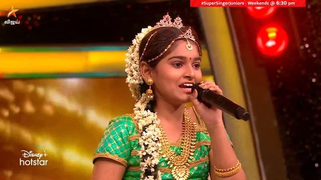 Minsara Poove Pen Poove..Song by #Shreenitha🥁🎶 | Super Singer Junior 9 | Episode Preview смотреть онлайн
