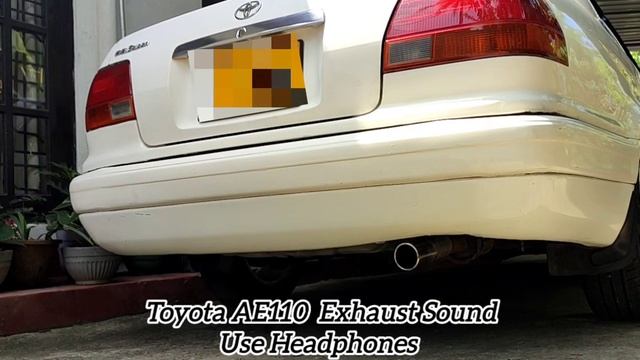 Toyota AE110 Exhaust Sound #toyota #ae110 #ae111 #corolla #sesaloon #loudexhaust #exhaust