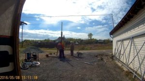 МГБУ бурим под фундамент ТИСЭ для откатных ворот.