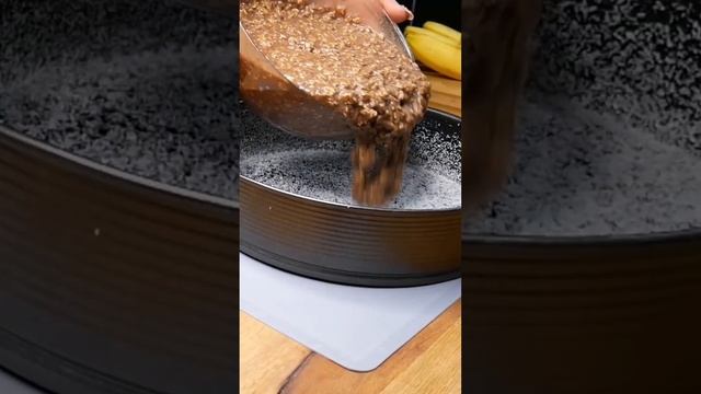 Take oatmeal, cocoa, make a wonderful dessert without sugar and flour! #food смотреть онлайн